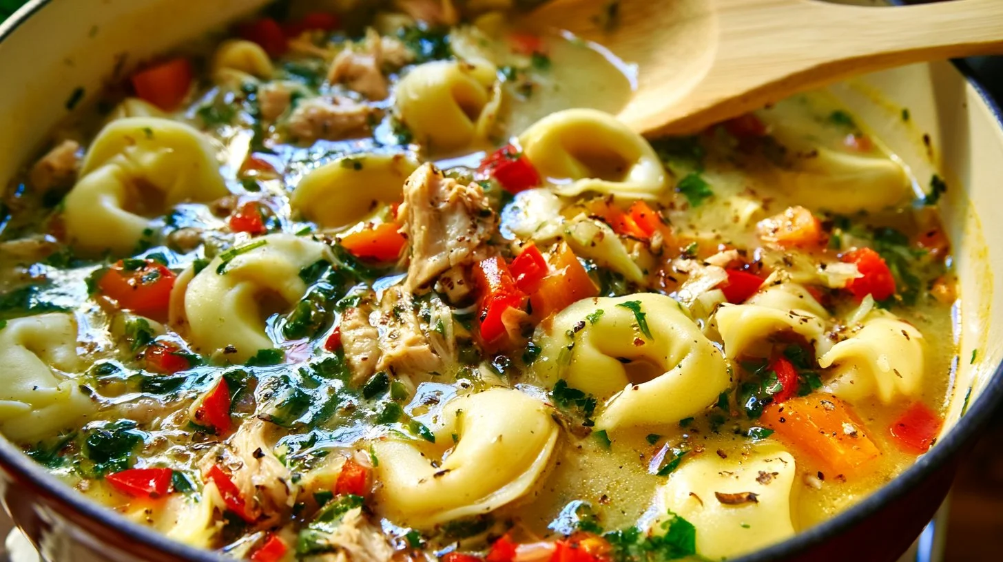 Chicken Tortellini Soup