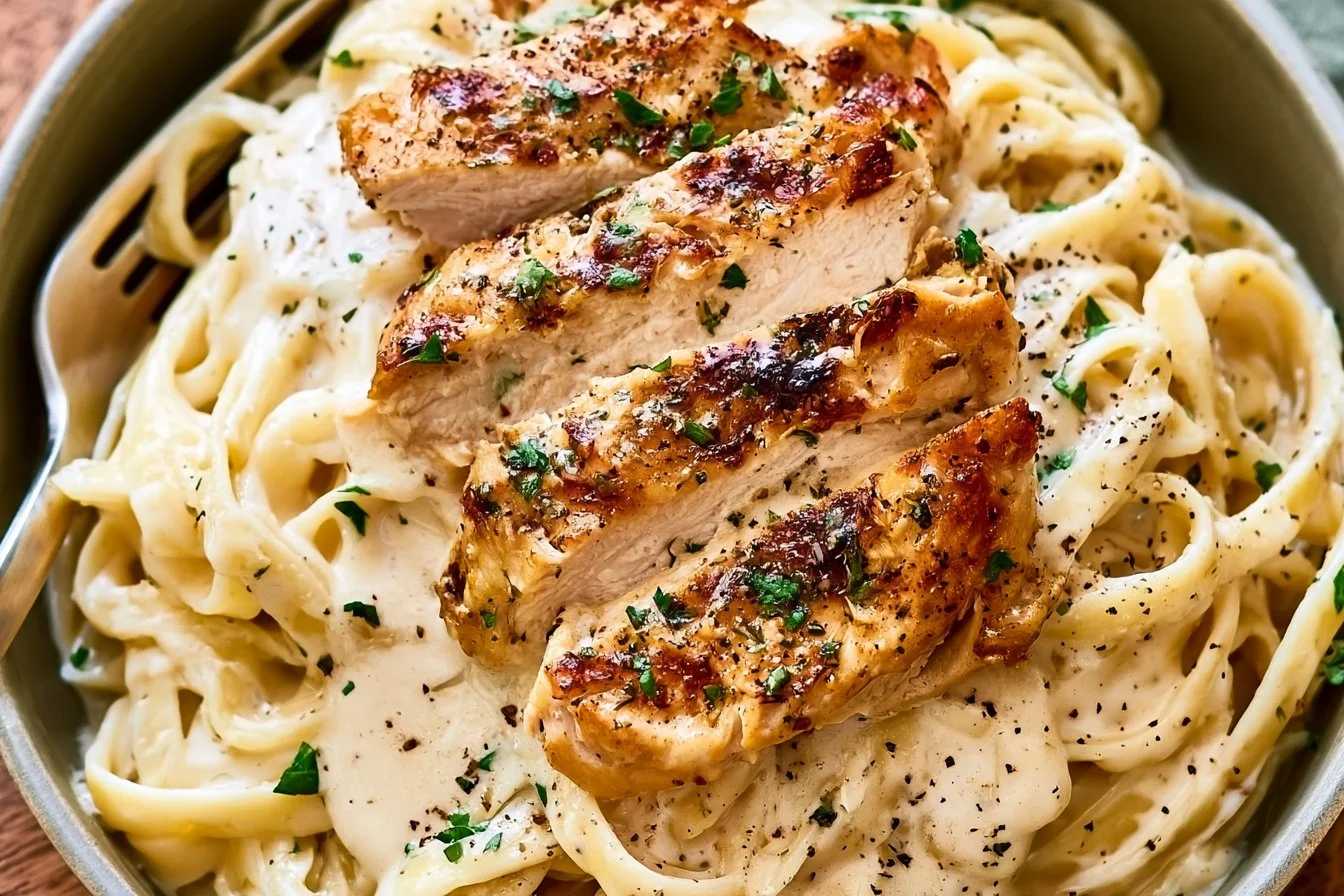 The Greatest Chicken Fettuccine Alfredo