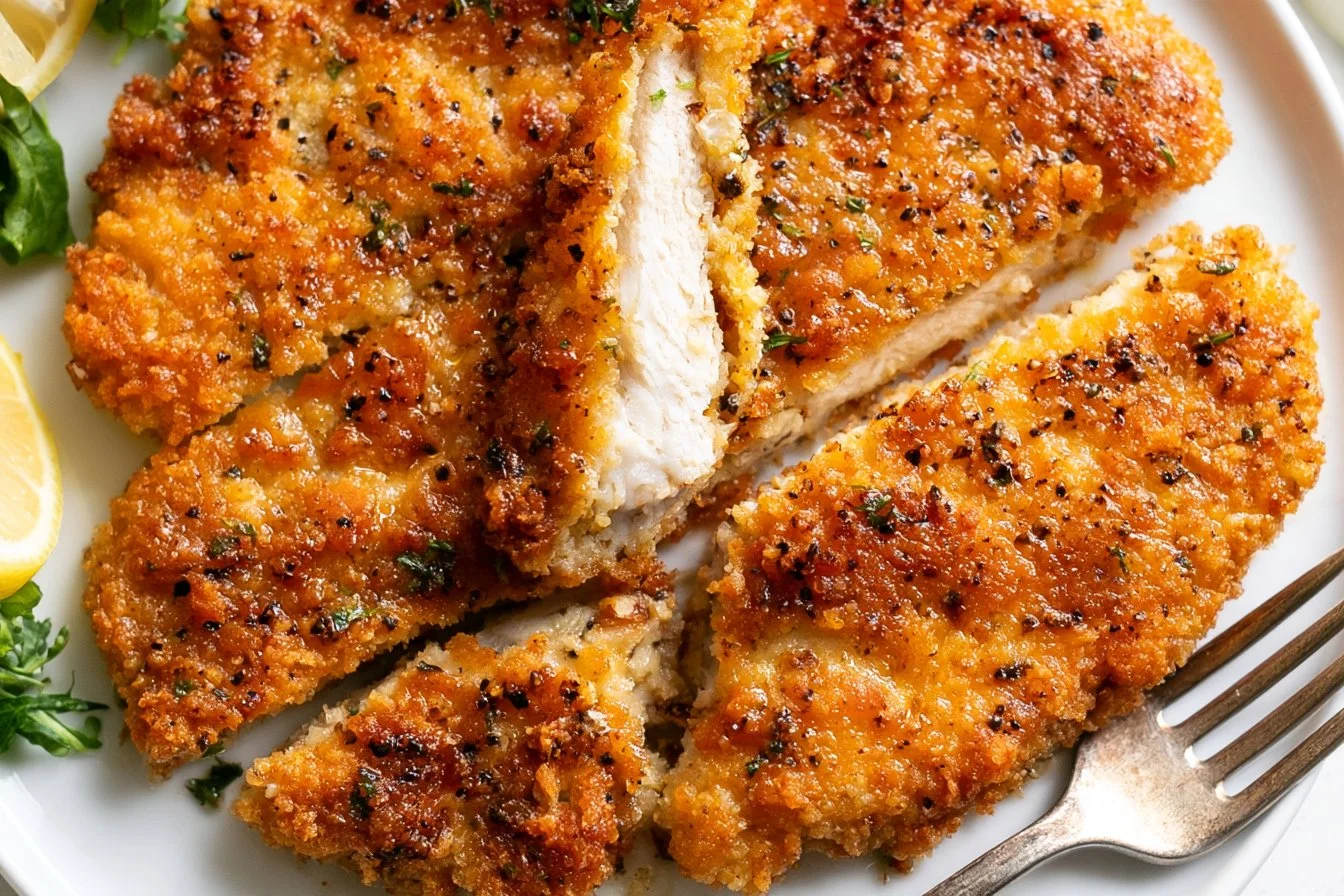 Crispy Parmesan Chicken Cutlets
